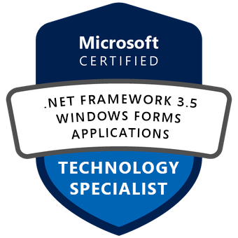 Microsoft Certified Technology Specialist: .NET Framework 3.5, Windows Forms Applications
