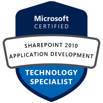 Microsoft Certified Technology Specialist: SharePoint 2010, Application Development