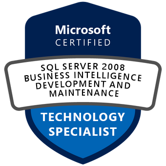 Microsoft Certified Technology Specialist: SQL Server 2008, Business Intelligence Development and Maintenance
