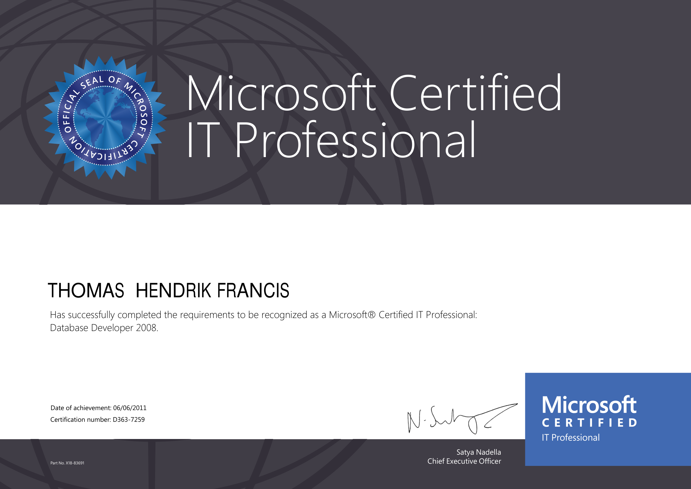 Microsoft Certified IT Professional: Database Developer 2008